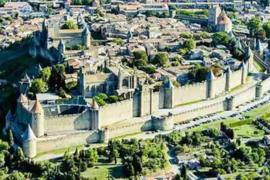 Appartement T2 Avec Vue Chateau Carcassone Exterior photo