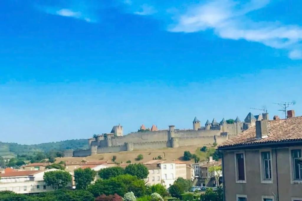 Appartement T2 Avec Vue Chateau Carcassone Exterior photo